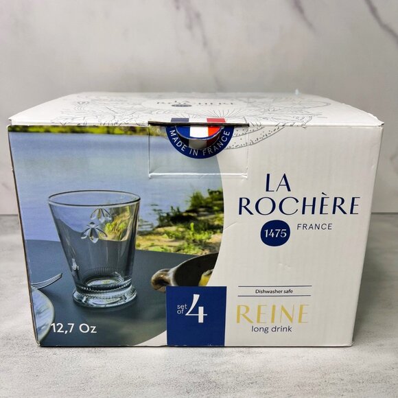 La Rochere Bee Abeille Napoleon Tumbler Glasses Set of 4 - Picture 1 of 6